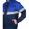 Костюм "Сириус-Навигатор-РОСС", куртка, полукомбинезон, цвет синий с васильковым и СОП