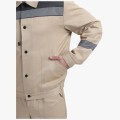 Костюм мужской Лигор-1 СОП (тк.Смесовая,210) брюки, бежевый, тёмно-серый