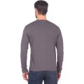 Футболка длинные рукава серая 160г/м2 (х60)