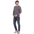 Футболка длинные рукава серая 160г/м2 (х60)