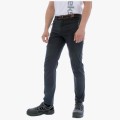 Брюки летние мужские Brodeks Urban KS316 приталенные, ткань Стрейч, чёрный