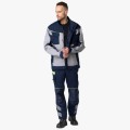 Куртка мужская укороченная ProfLine Specialist (тк.Смесовая,240), тёмно-синий, серый