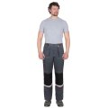 Брюки СИРИУС-РОДОС темно-серые с черным, 245 г/м2, 65% ПЭ, 35% ХБ