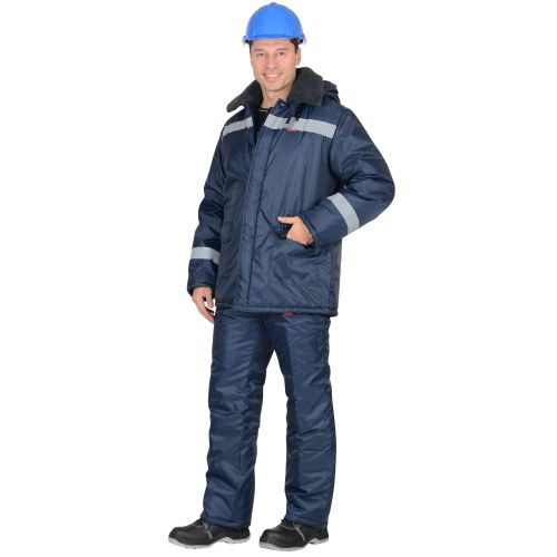 Костюм рабочий зимний "Сириус-Север-4", куртка с капюшоном, брюки