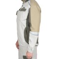 Костюм СИРИУС-КАСПИЙ куртка, брюки, молочный с оливой, песочным и СОП, 245 г/м2, 65%ПЭ, 35%ХБ