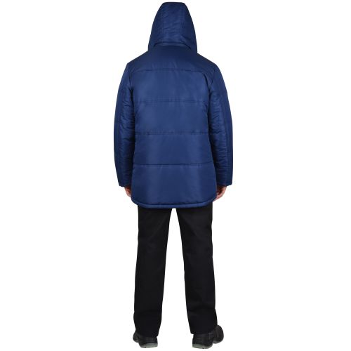 Куртка мужская зимняя "Сириус-Кайман" с капюшоном, искусственный мех