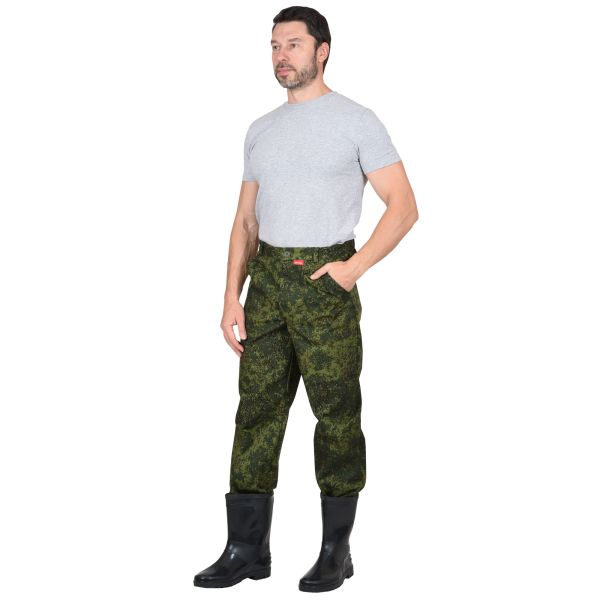 Костюм Сириус-Рысь, куртка, брюки, ткань Рип-Стоп, 210 г/м2, цвет КМФ Цифра зелёная