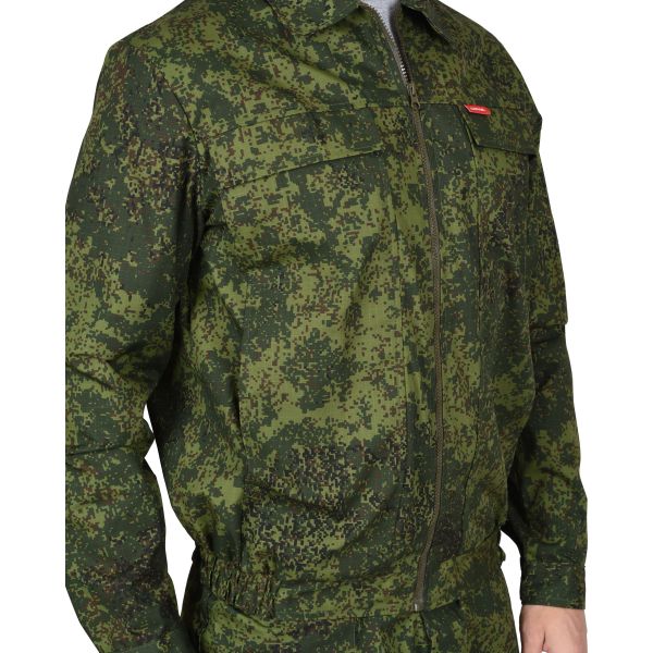 Костюм Сириус-Рысь, куртка, брюки, ткань Рип-Стоп, 210 г/м2, цвет КМФ Цифра зелёная