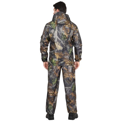 Костюм "Сириус-Турист", куртка длинная, брюки, ткань Оксфорд, КМФ Тёмный лес