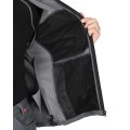 Куртка СИРИУС-АЗОВ с капюшоном серая, софтшелл, 350 г/м2