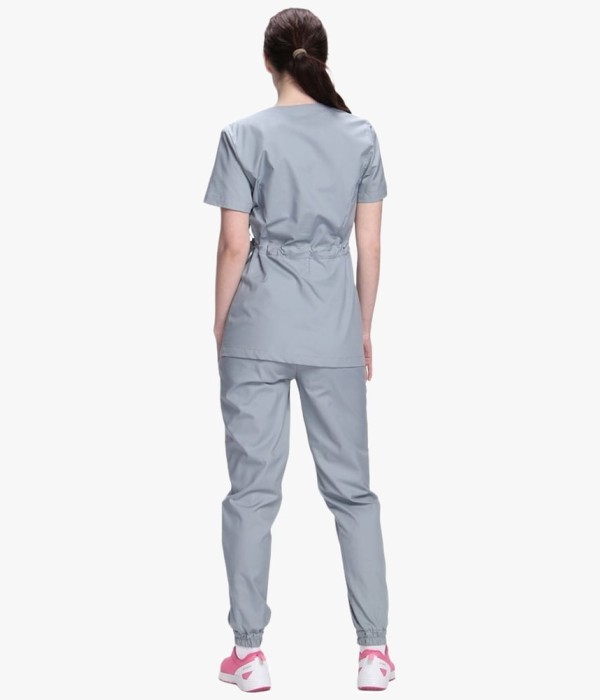 Костюм женский Стар-001 (тк.Коттон-Рич,130) MedLine, серый