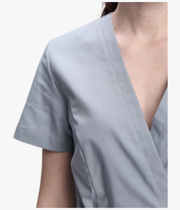 Костюм женский Стар-001 (тк.Коттон-Рич,130) MedLine, серый