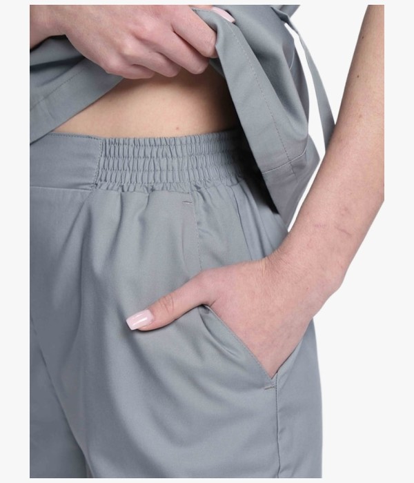 Костюм женский Стар-001 (тк.Коттон-Рич,130) MedLine, серый