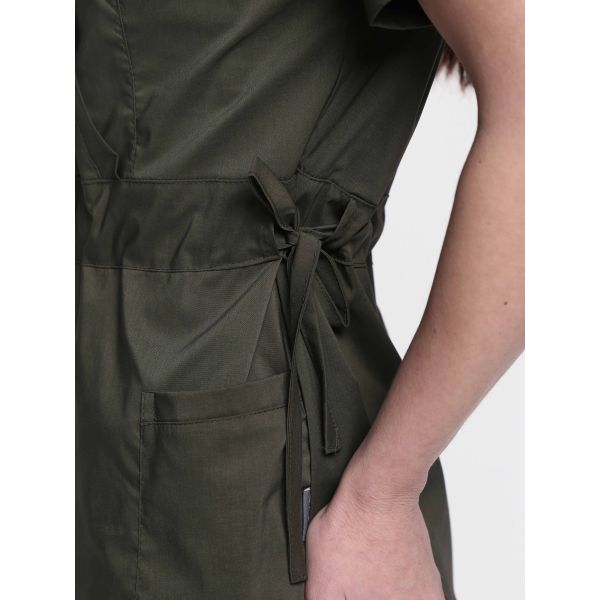 Костюм женский хирургический Модерн-004 ткань Стрейч, 120 г/м2 MedLine, цвет Хаки