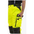 Брюки сигнальные зимние мужские Brodeks KW308, жёлтый, чёрный