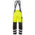 Брюки сигнальные зимние мужские Brodeks KW308, жёлтый, чёрный