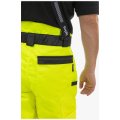 Брюки сигнальные зимние мужские Brodeks KW308, жёлтый, чёрный