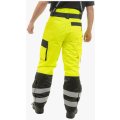 Брюки сигнальные зимние мужские Brodeks KW308, жёлтый, чёрный