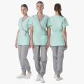 Костюм женский MedLine Арина (тк.Смесовая, 120), серый, мятный