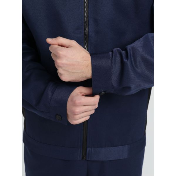 Костюм Практик-2 СОП CH, ткань Смесовая, 210 г/м2, полукомбинезон, цвет тёмно-синий, чёрный