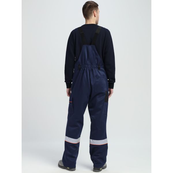 Костюм Практик-2 СОП CH, ткань Смесовая, 210 г/м2, полукомбинезон, цвет тёмно-синий, чёрный