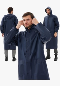 Плащ влагозащитный ProfLineSpecialist (ПВХ,210), тёмно-синий