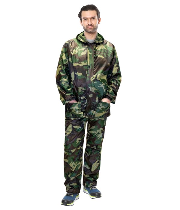 Костюм влагозащитный SIRIUS Стандарт (210 гр/м2) КМФ зеленый (ЧЗ)