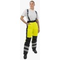 Брюки зимние женские сигнальные Brodeks KW330, жёлтый, чёрный