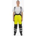 Брюки зимние женские сигнальные Brodeks KW330, жёлтый, чёрный