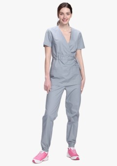 Костюм женский Стар-001 (тк.Коттон-Рич,130) MedLine, серый