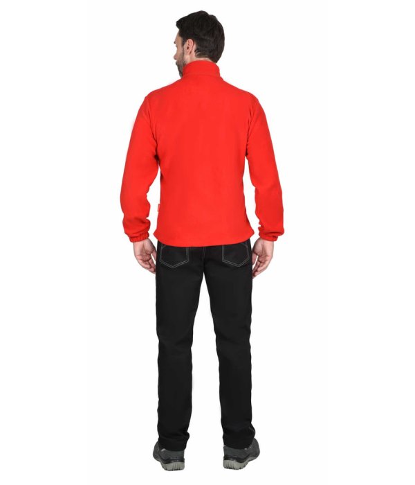 Куртка флисовая красная, 280 г/м2