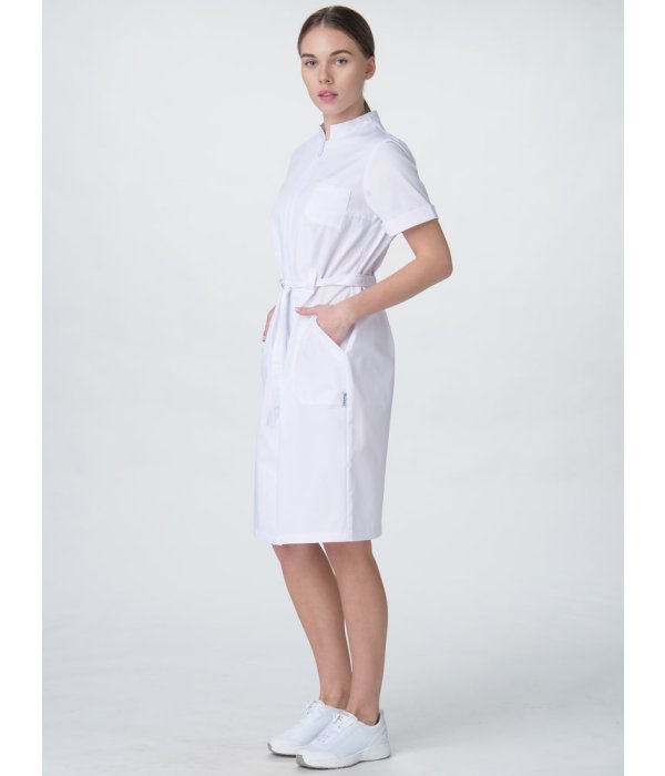 Халат женский Сансара-005 (тк.Смесовая,160) MedLine, белый