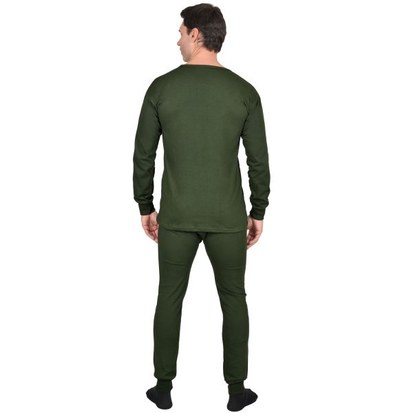 Бельё нательное, плотность 180 г/м2, трикотажное (лето), оливковые тона, 100% ХБ, Россия