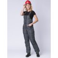 Полукомбинезон зимний женский Сакрин (тк.Дюспо,80), т.серый
