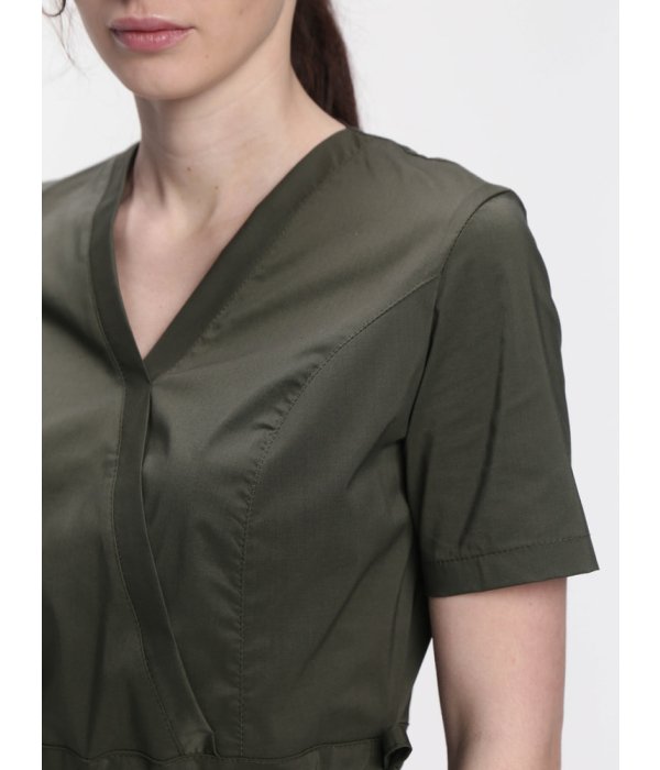 Костюм женский хирургический MedLine (тк.Стрейч,120), хаки
