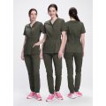 Костюм женский хирургический MedLine (тк.Стрейч,120), хаки