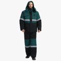 Костюм зимний мужской Нордхард-2 СОП (тк.Смесовая,250) полукомбинезон, чёрный, зелёный