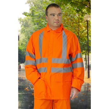 Костюм для защиты от влаги Рассо, куртка, брюки, цвет оранжевый, с СОП