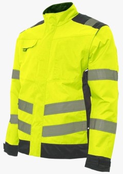 Куртка сигнальная летняя мужская Brodeks KS225, жёлтый, чёрный