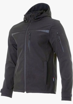 Куртка летняя мужская Софтшелл Brodeks KS207, чёрный