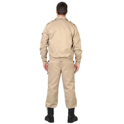 Костюм охранника "Сириус-Фрегат", куртка, брюки, ткань Грета 210, цвет песочный