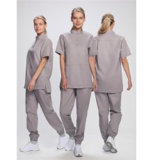 Костюм женский Сити-002 (тк.Смесовая,145) MedLine, св.серый