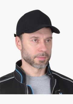 Кепка-бейсболка чёрная