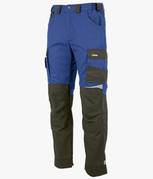Брюки летние мужские Brodeks KS302, синий, чёрный