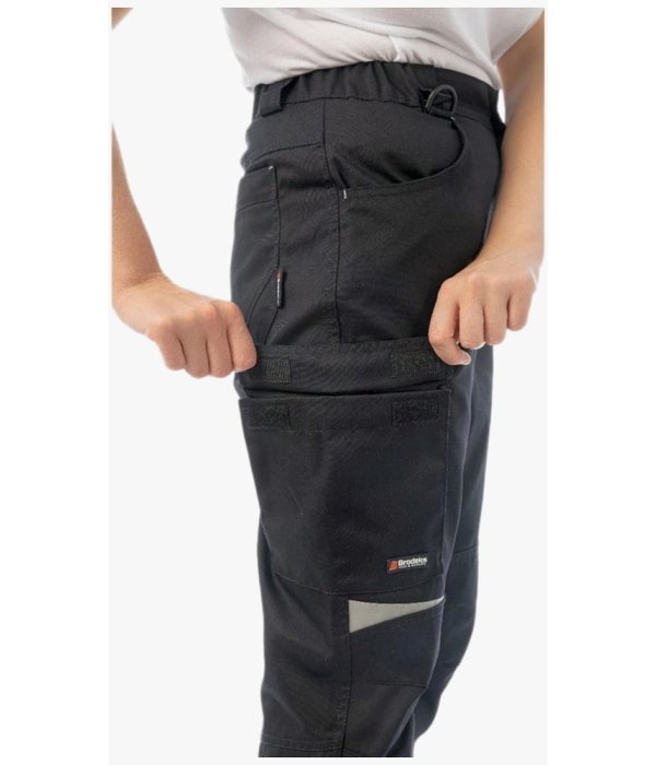 Брюки летние женские Brodeks KS328, чёрный