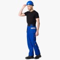 Костюм Союз-Профессионал-1 (тк. Балтекс, 240 гр/м2) брюки, васильковый, светло-серый, оранжевый