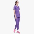 Костюм хирургический женский Модерн-004 (тк.Стрейч,120) MedLine, сиреневый