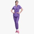 Костюм хирургический женский Модерн-004 (тк.Стрейч,120) MedLine, сиреневый
