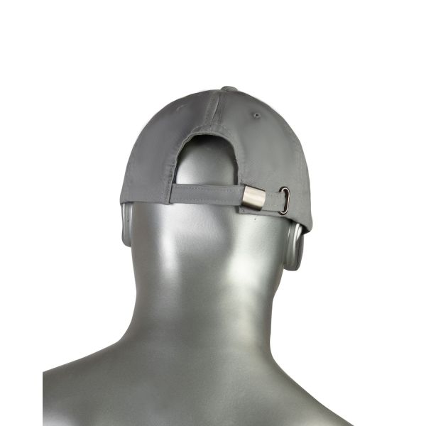 Кепка-бейсболка серая, плотность 190 г/м2