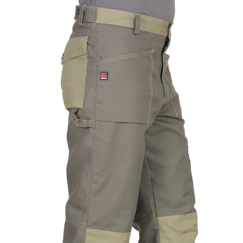 Брюки рабочие мужские "Сириус-Вест-Ворк" с накладными карманами и объемными наколенниками